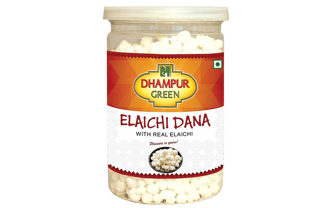Dhampur Green Elaichi Dana - With Real Elaichi   Jar  250 grams